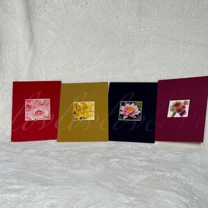 Lawson Falle Scripture Inspirational Cards Envelope Couples Floral Set Of 4 NWOT